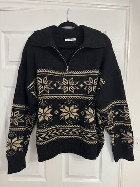 Warm Me Up Half Zip Sweater